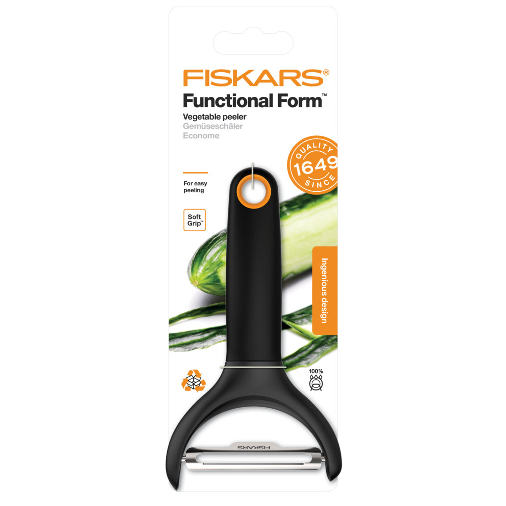 Овочечистка Fiskars Functional Form з поперечним рухомим лезом (1016122) - зображення 6