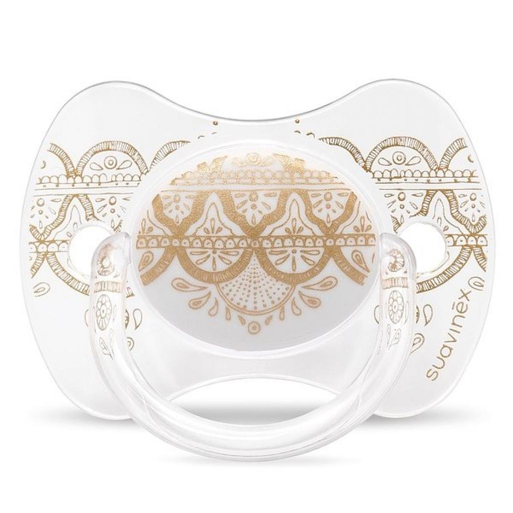 Пустушка Suavinex Couture, 18+ міс сіра (304227) - зображення 1