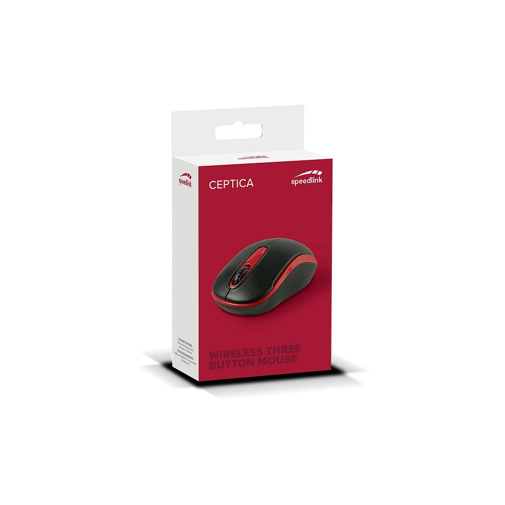 Мишка Speedlink Ceptica Wireless Black/Red (SL-630013-BKRD) - зображення 3