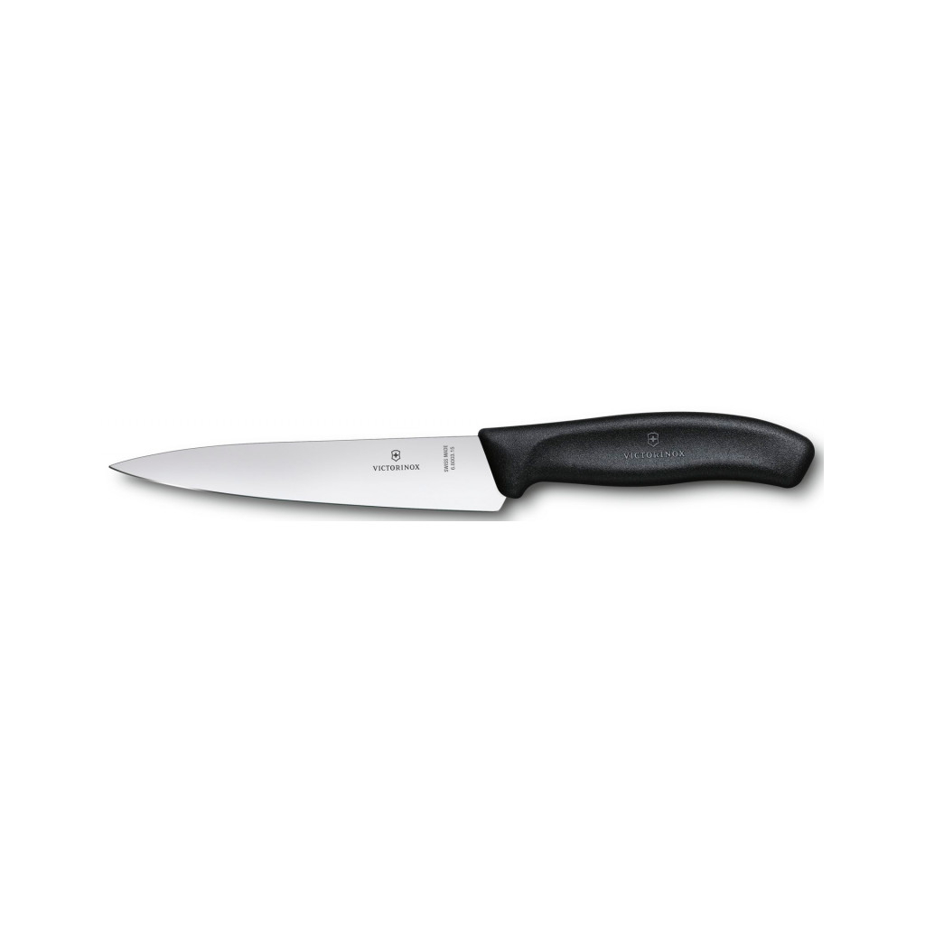 Кухонний ніж Victorinox SwissClassic Kitchen 15 см Black (6.8003.15B) - зображення 1