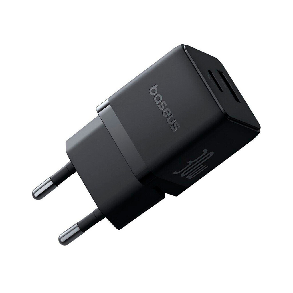 Зарядний пристрій Baseus Palm Fast Charger C+U 30W cluster black (P1011160A113-00) - зображення 5