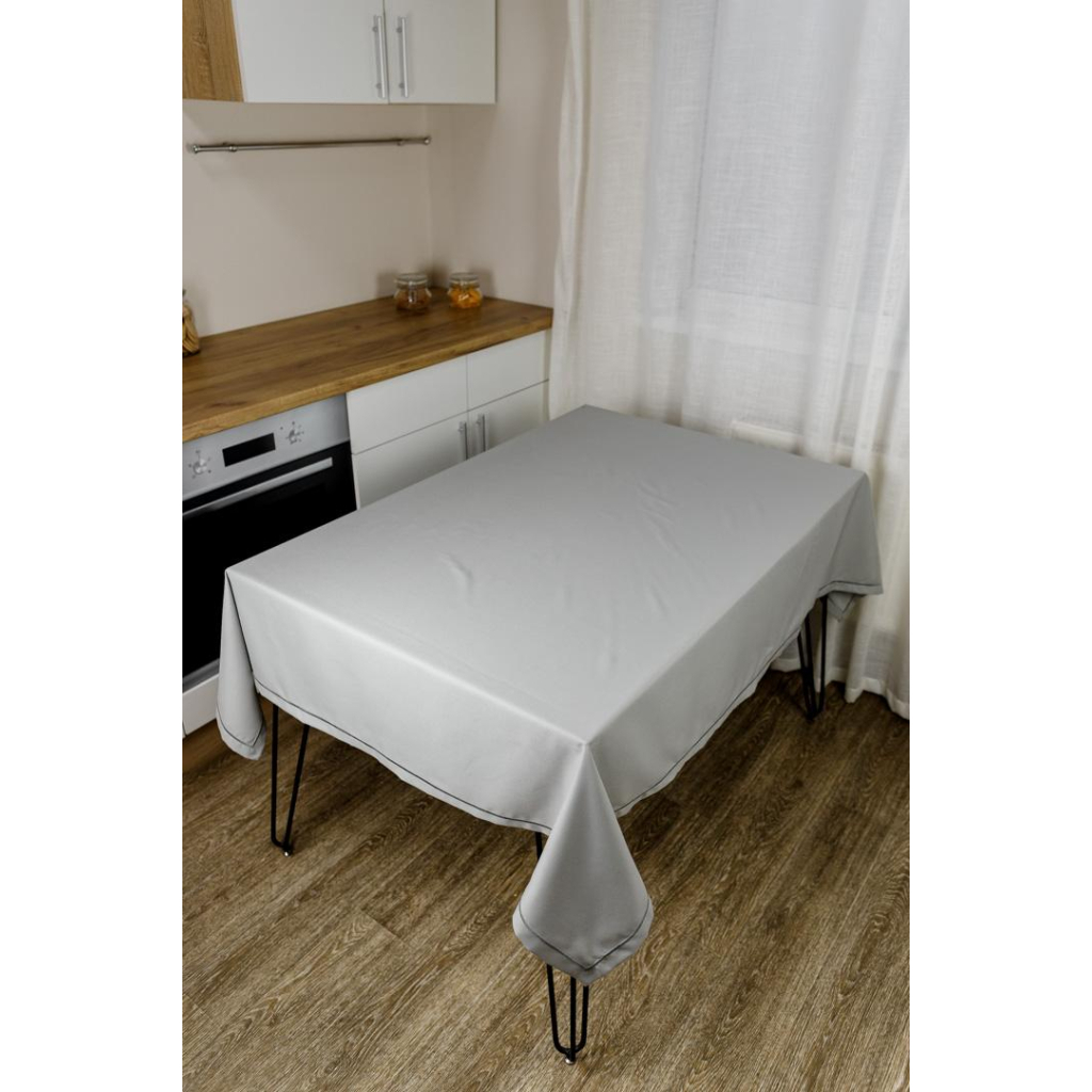 Скатертина Прованс Kelly сіра 220х140 см (032994) - зображення 3