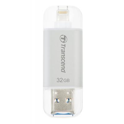 USB флеш накопичувач Transcend 32GB JetDrive Go 300 Silver USB 3.1 (TS32GJDG300S) - зображення 1