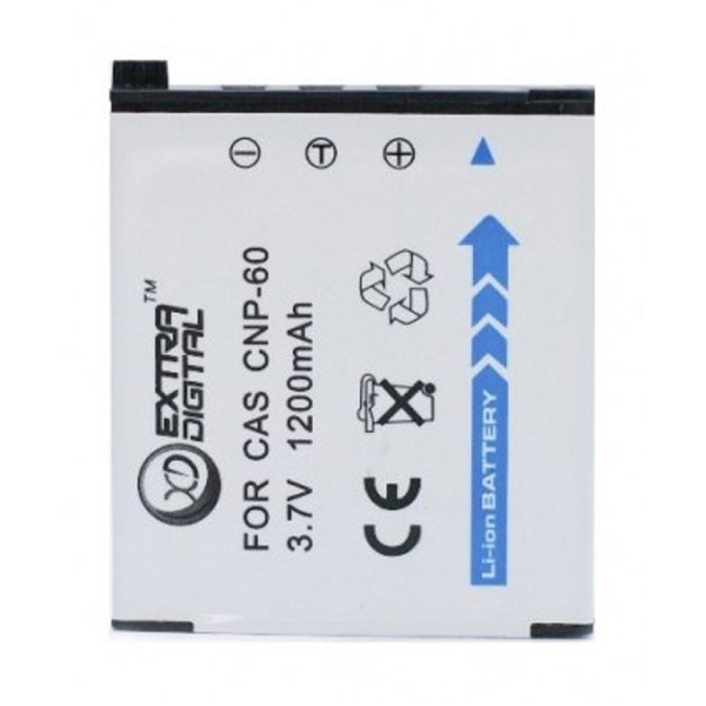 Акумулятор до фото/відео Extradigital Casio NP-60 (DV00DV1227) - зображення 1