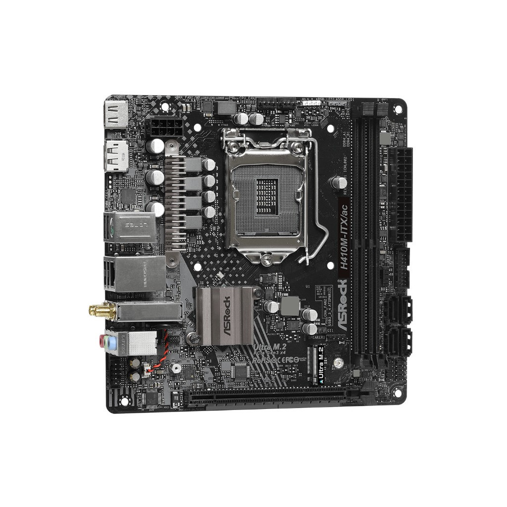 Материнська плата ASRock H410M-ITX/AC - зображення 4