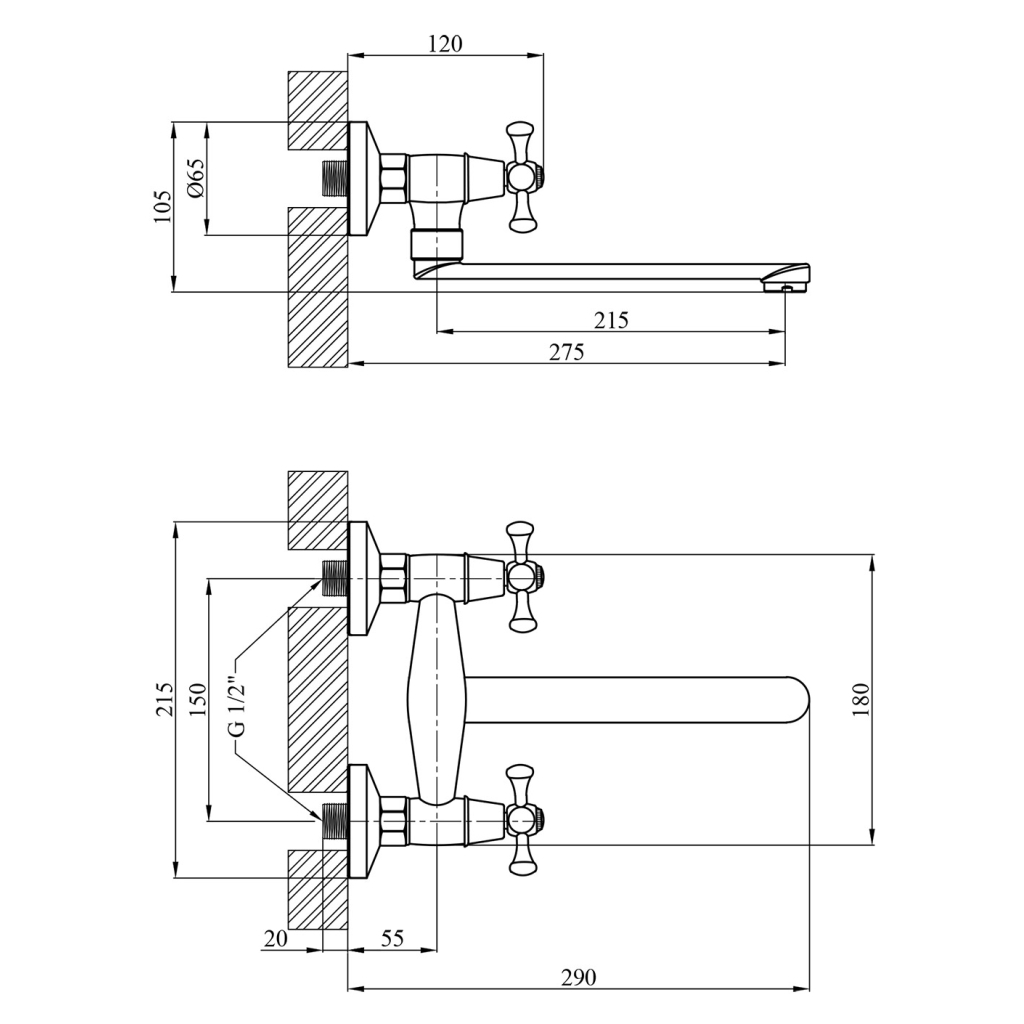 Змішувач Kroner Rhein-C040 - зображення 6