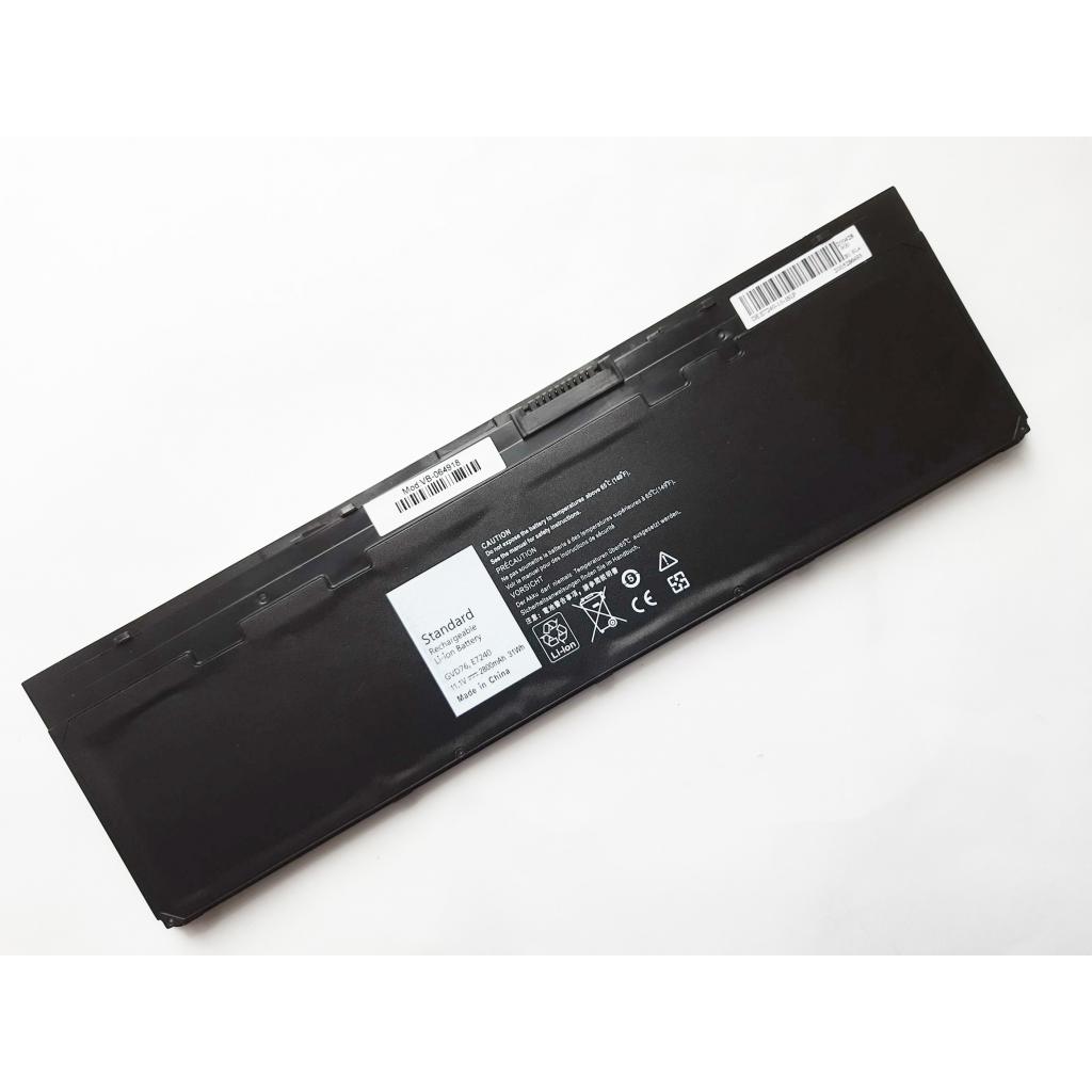 Акумулятор до ноутбука AlSoft Dell Latitude E7240GVD76, 31Wh (2800mAh), 3cell, 11.1V, Li-ion (A47521) - зображення 1