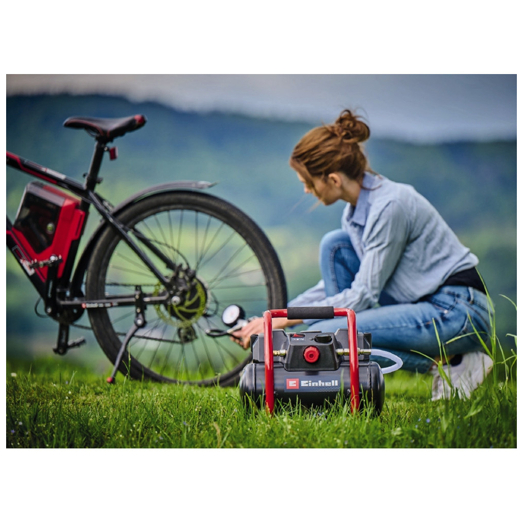 Компресор Einhell TE-AC 36/150, акумуляторний 18В PXC, 8бар, 150л/хв, 6л (без АКБ та ЗП) (4020415) - зображення 4