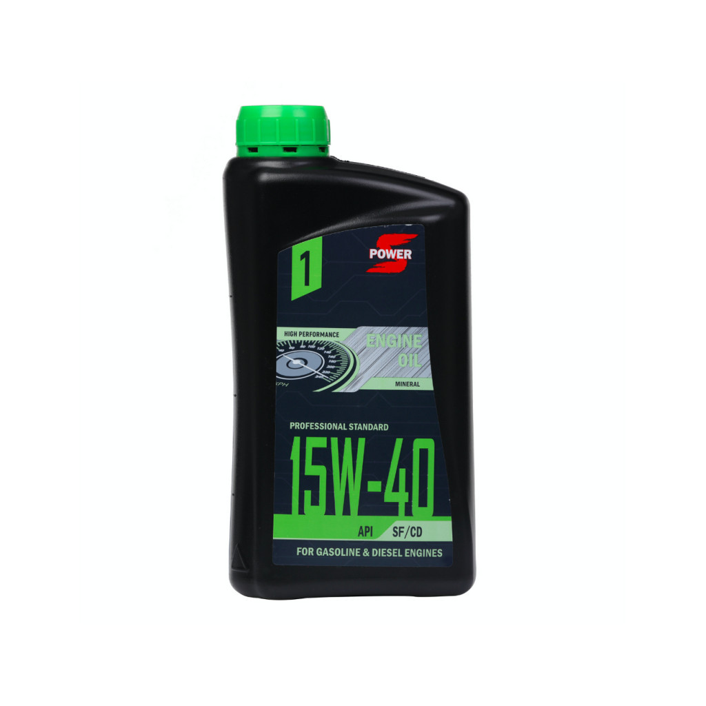 Моторна олива S-POWER STANDARD 15W40 1л (КСМ 62480) - зображення 1