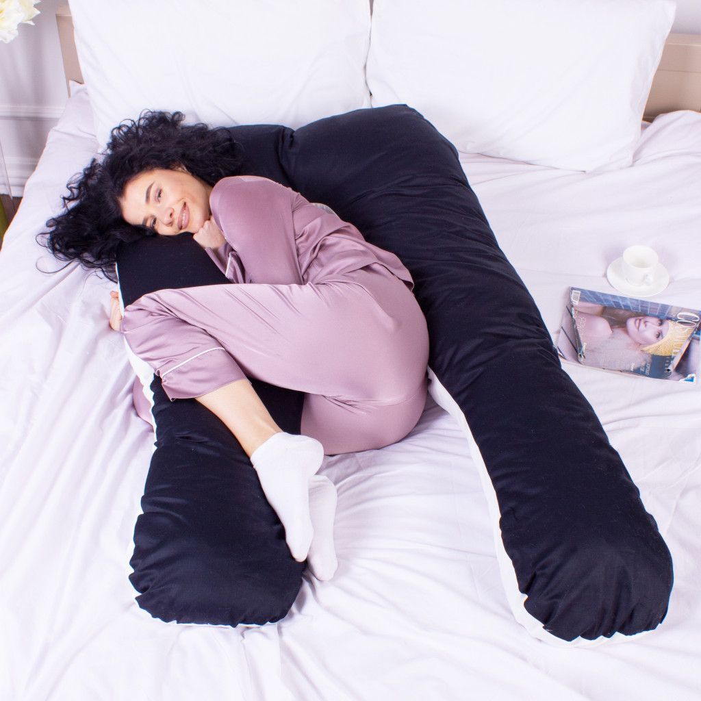 Подушка MirSon для вагітних та відпочинку Delicate Satin №8029 U-подібна Classic (2200006178675) - изображение 2