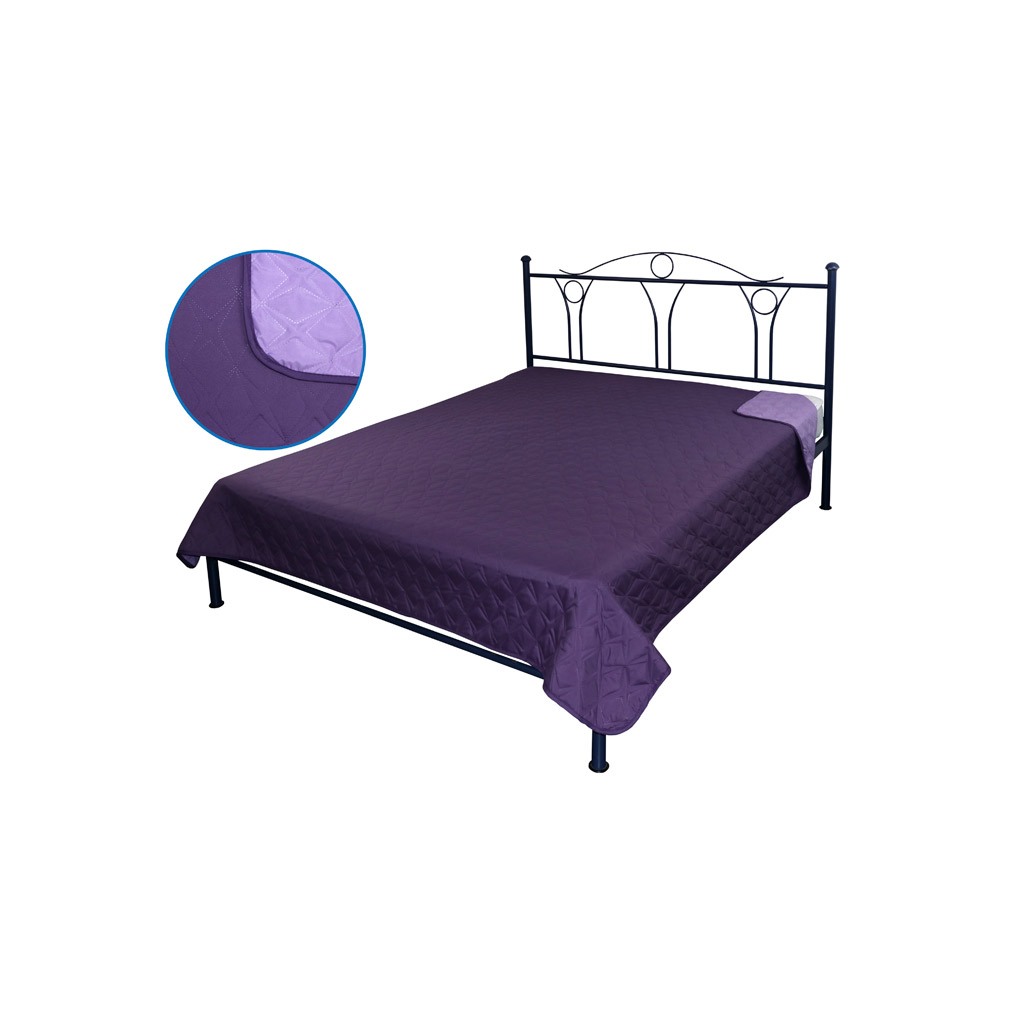 Покривало Руно двостороннє декоративне Зірка фіолетове 150х212 см (360.52У_Violet зірка) - зображення 1