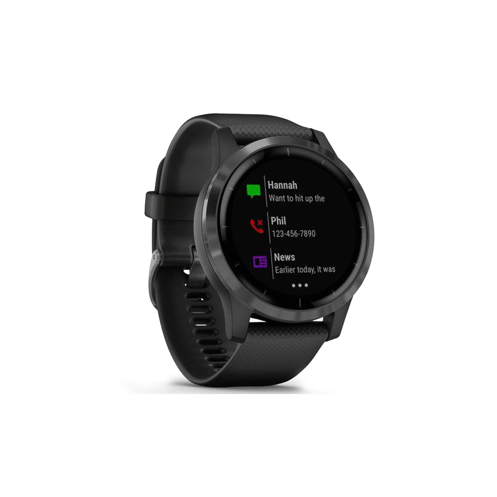 Смарт-годинник Garmin vivoactive 4, Black with Slate Hardware (010-02174-13) - зображення 3