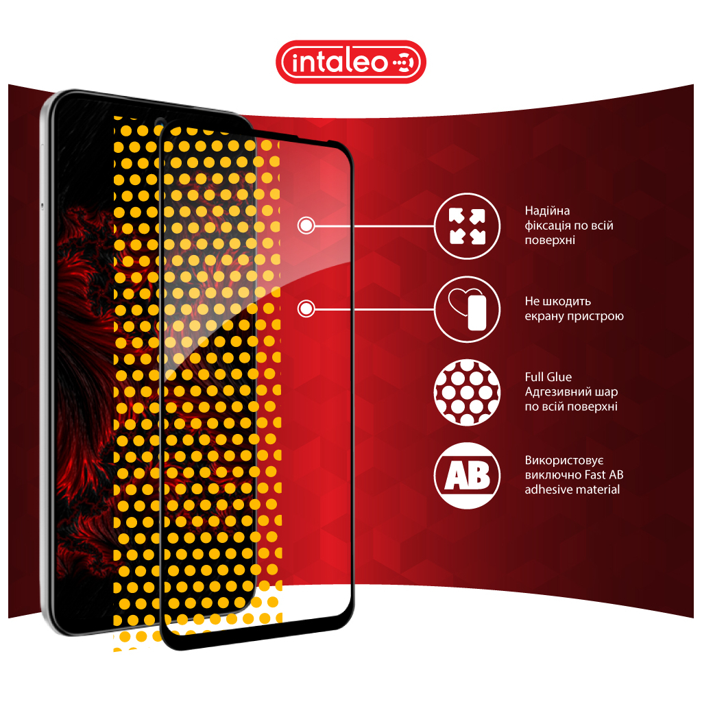 Скло захисне Intaleo Full Glue Tecno Spark 30C Black (1283126599361) - зображення 7