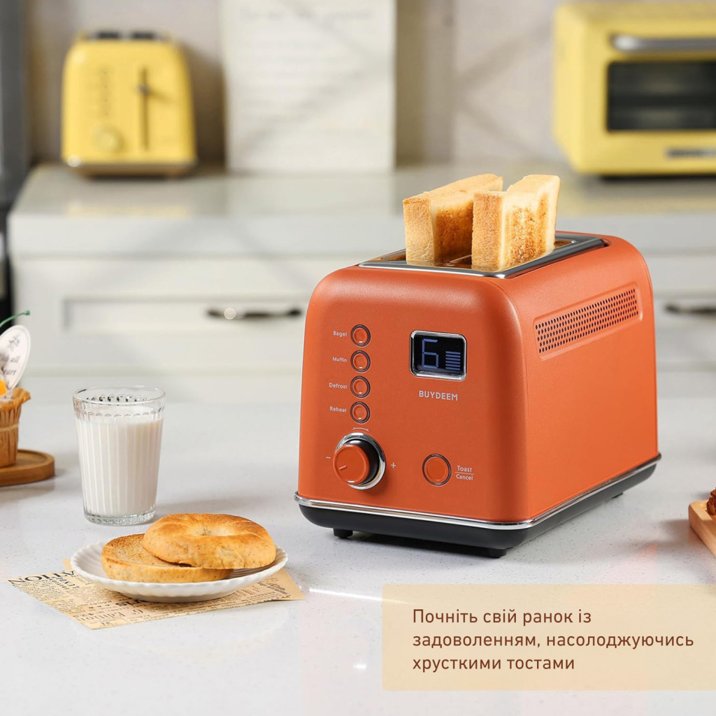 Тостер Buydeem DT730E Koi Red (DT730E-KR/EU) - зображення 5