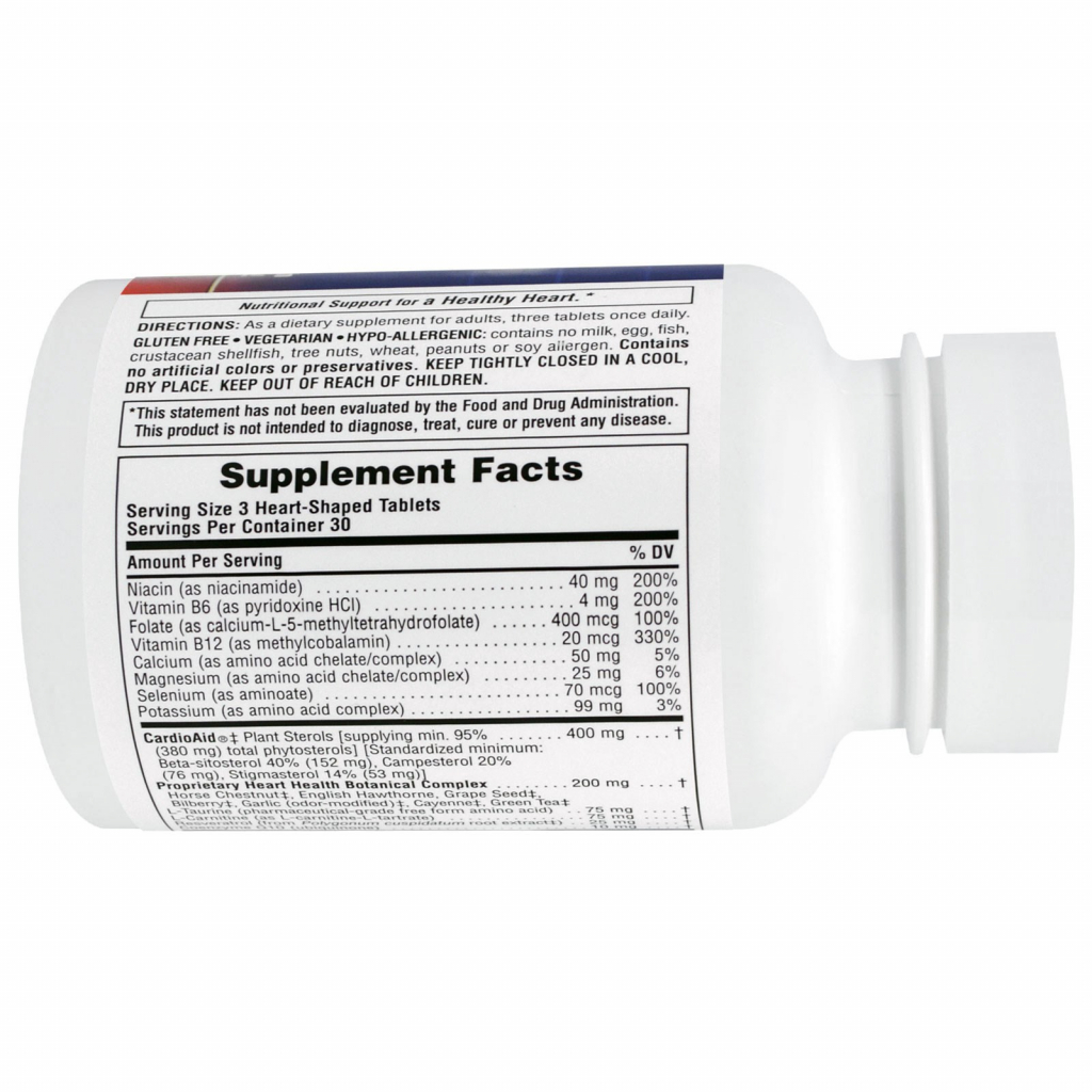 Вітамінно-мінеральний комплекс Natures Plus Комплекс для Підтримки Серцево-судинної системи, Hea (NAP-47421) - зображення 2