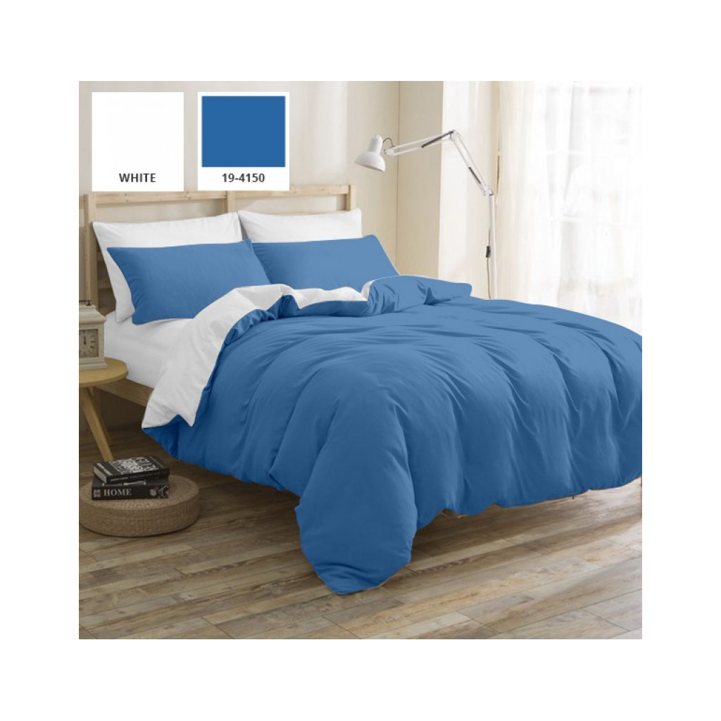 Постільна білизна MirSon Бязь Premium Pablo Blue 110х140 (2200000948892) - зображення 1