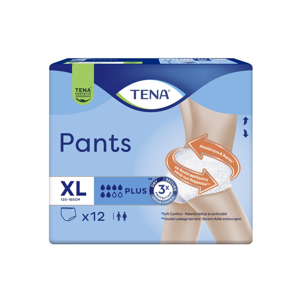 Підгузки для дорослих Tena Pants Plus XL 12 (7322541773643) - зображення 1