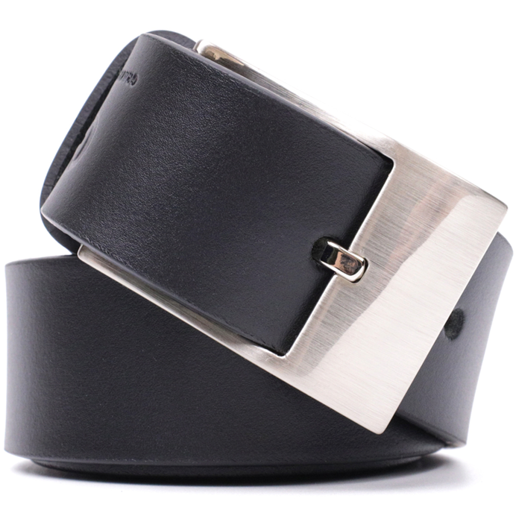 Ремінь Grande Pelle Брючний з натуральної шкіри Чорний (11688) - изображение 7