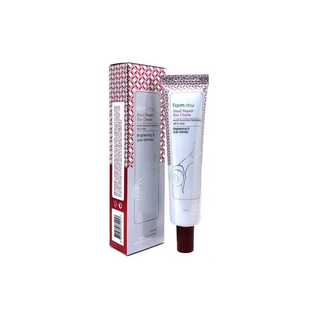 Крем для шкіри навколо очей FarmStay Snail Repair Eye Cream Відновлювальний з муцином равлика 40 г (8809469772457) - зображення 1