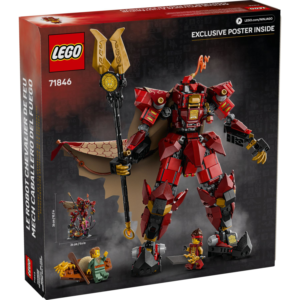Конструктор LEGO NINJAGO Робот Вогняного Лицаря (71846) - зображення 6
