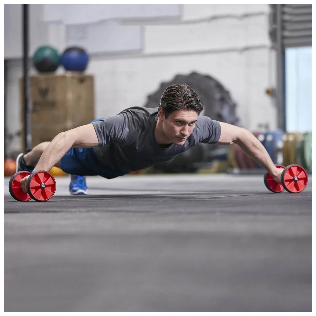 Ролик для преса Adidas Core Rollers ADAC-11604 One Size Чорний/Червоний (885652003681) - изображение 5