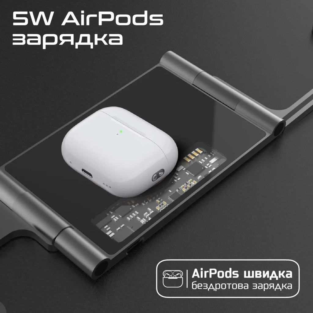 Зарядний пристрій Promate aurafold-trio - зображення 5