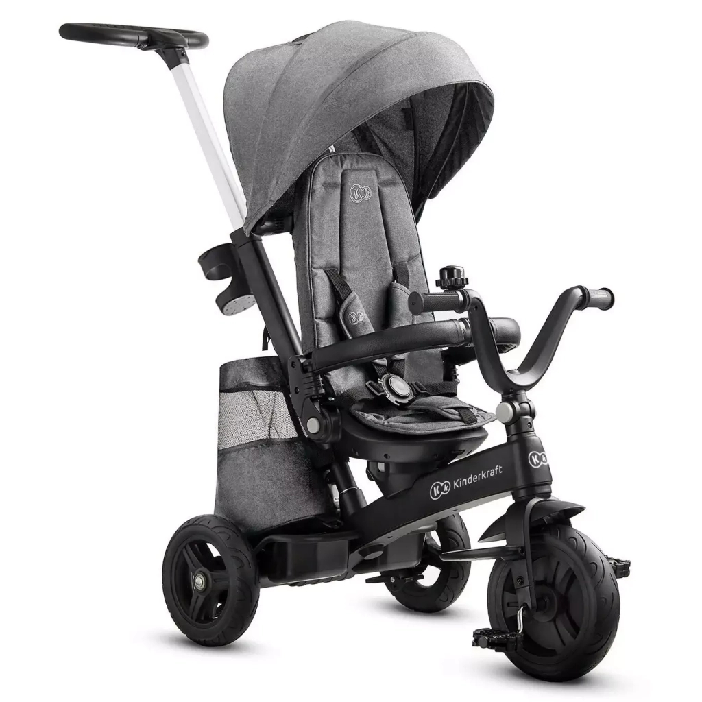 Дитячий велосипед Kinderkraft Easytwist Platinum Grey (KKRETWIGRY0000) (5902533914487) - зображення 3
