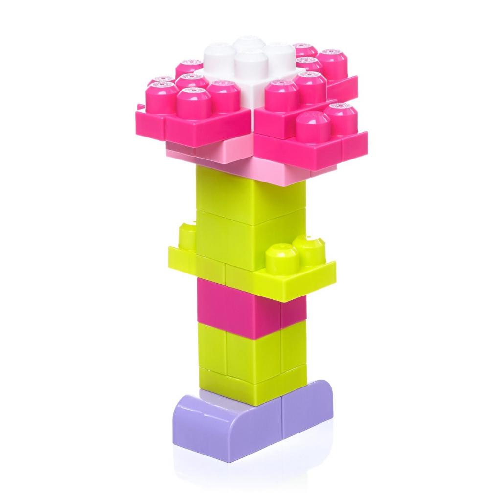 Конструктор Mega Bloks рожевий у мішку 60 деталей (DCH54) - зображення 2
