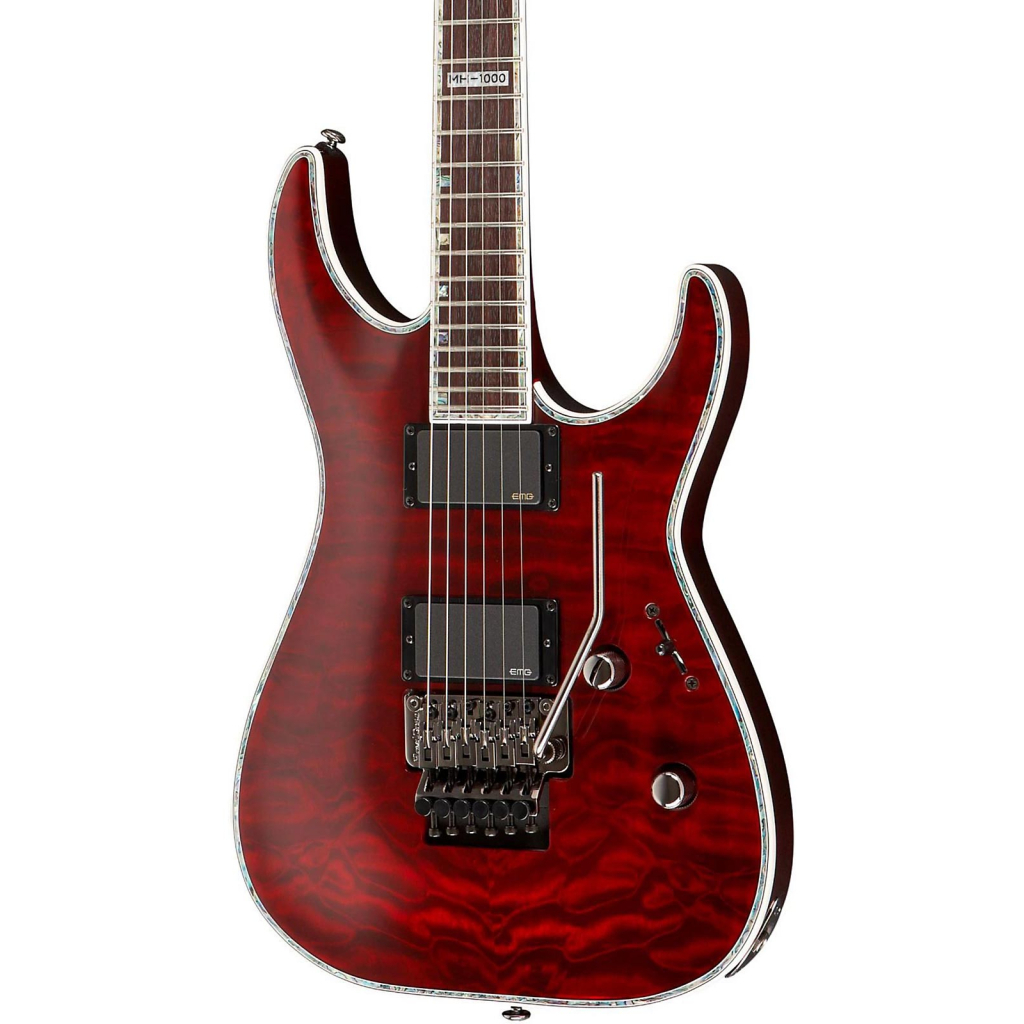 Електрогітара LTD MH-1000 See Thru Black Cherry - зображення 2