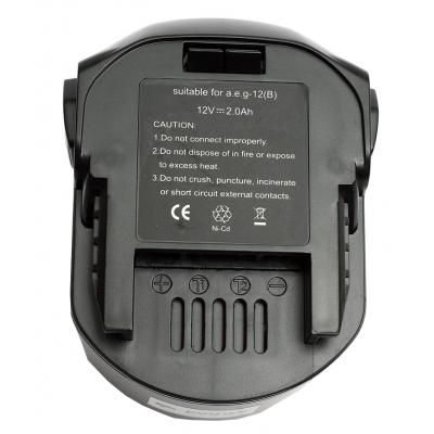 Акумулятор до електроінструменту PowerPlant для AEG GD-AEG-12(B) 12V 2Ah NICD (B1214G) (DV00PT0024) - зображення 2