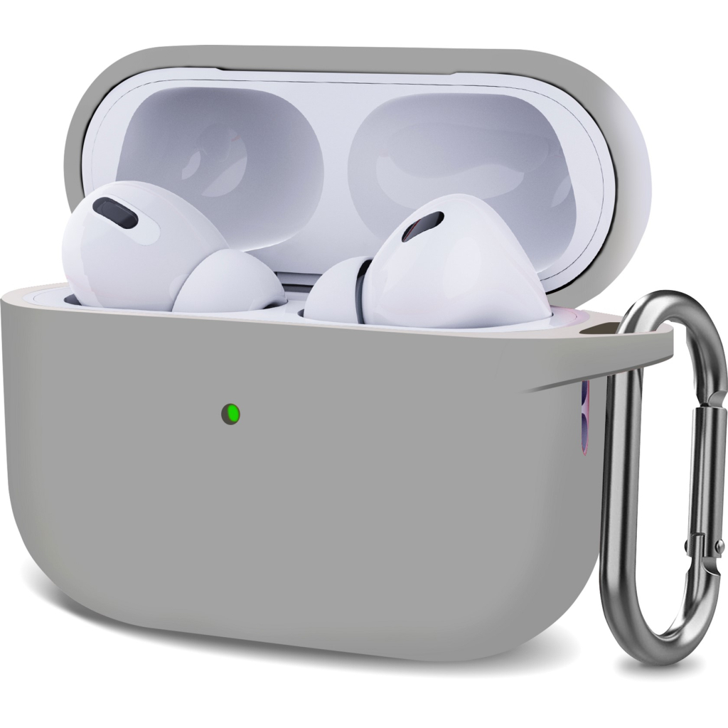 Чохол для навушників Armorstandart Hang Case для Apple AirPods Pro 2 Light Grey (ARM68587) - зображення 1