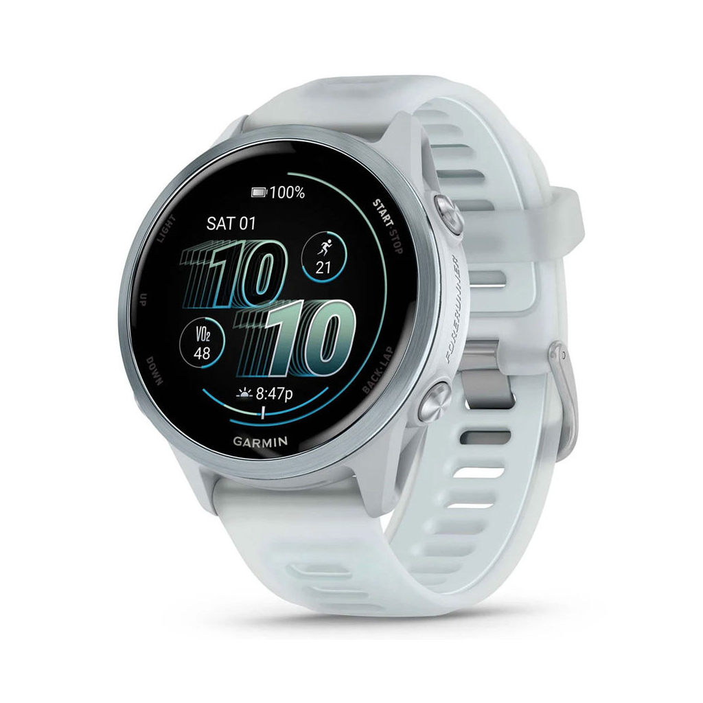 Смарт-годинник Garmin Forerunner 570 - 42MM, Whitestone/Cloud Blue, GPS смарт-годи (010-02970-01) - зображення 1
