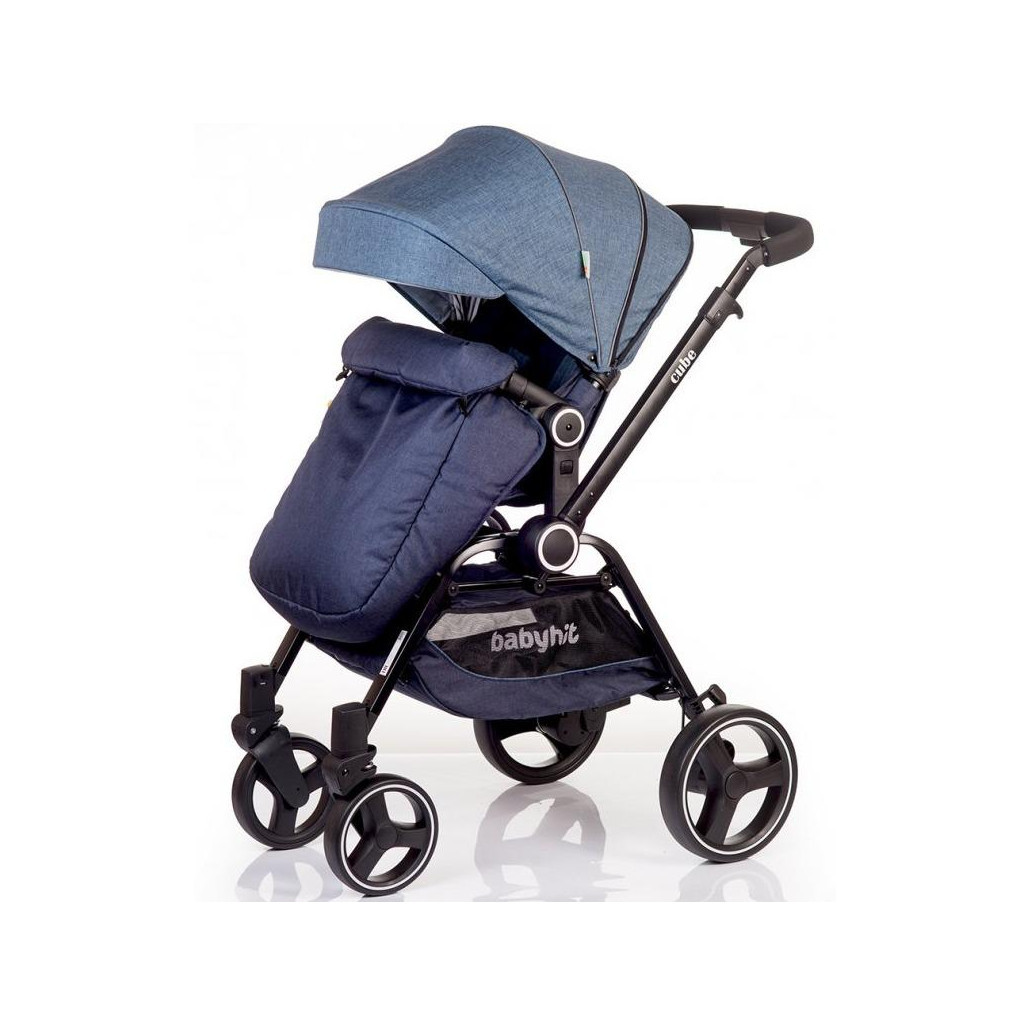 Коляска BabyHit 2 в 1 Cube Blue (25 084) - зображення 5