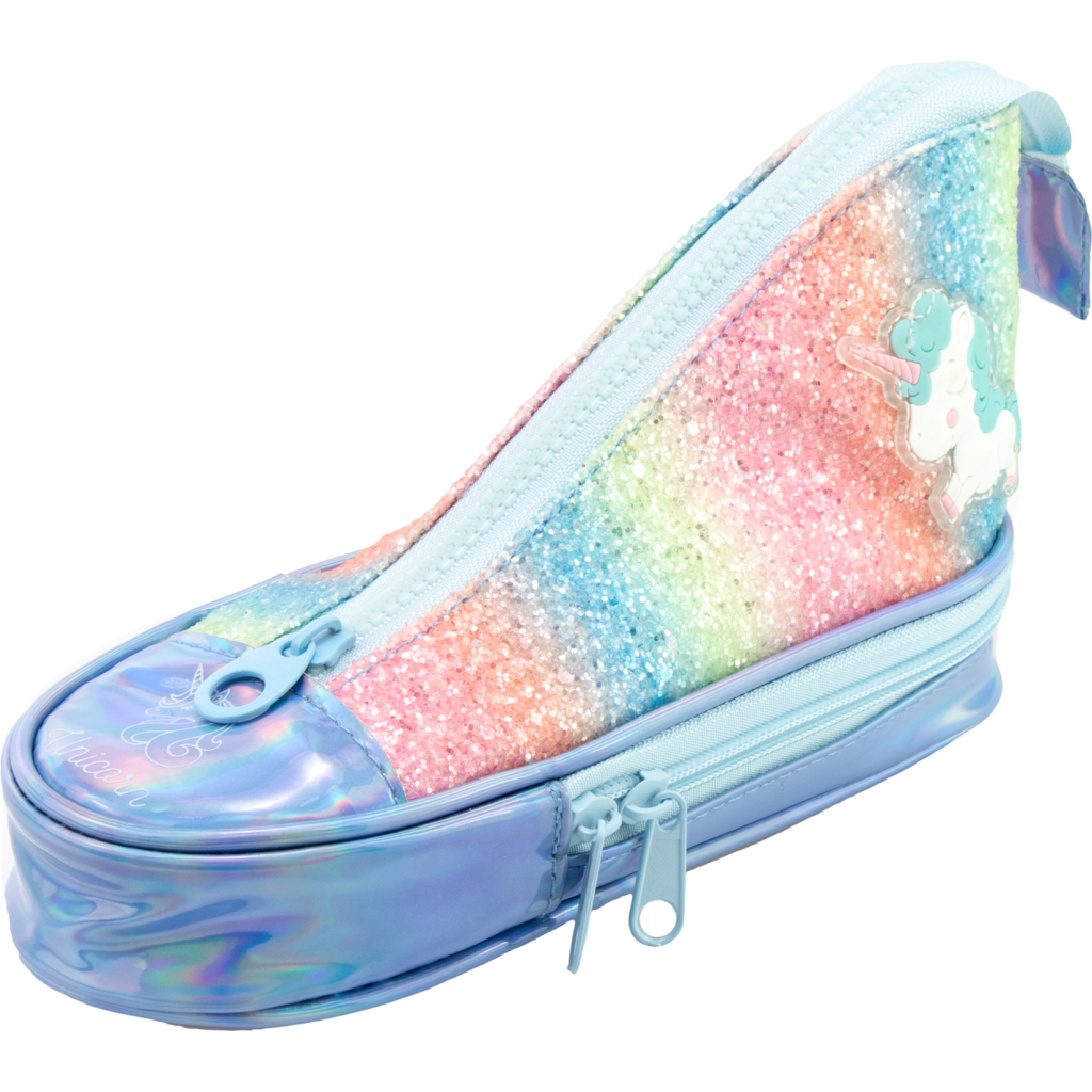 Пенал Cool For School з блискітками у вигляді кеда (5986-blue) - зображення 1