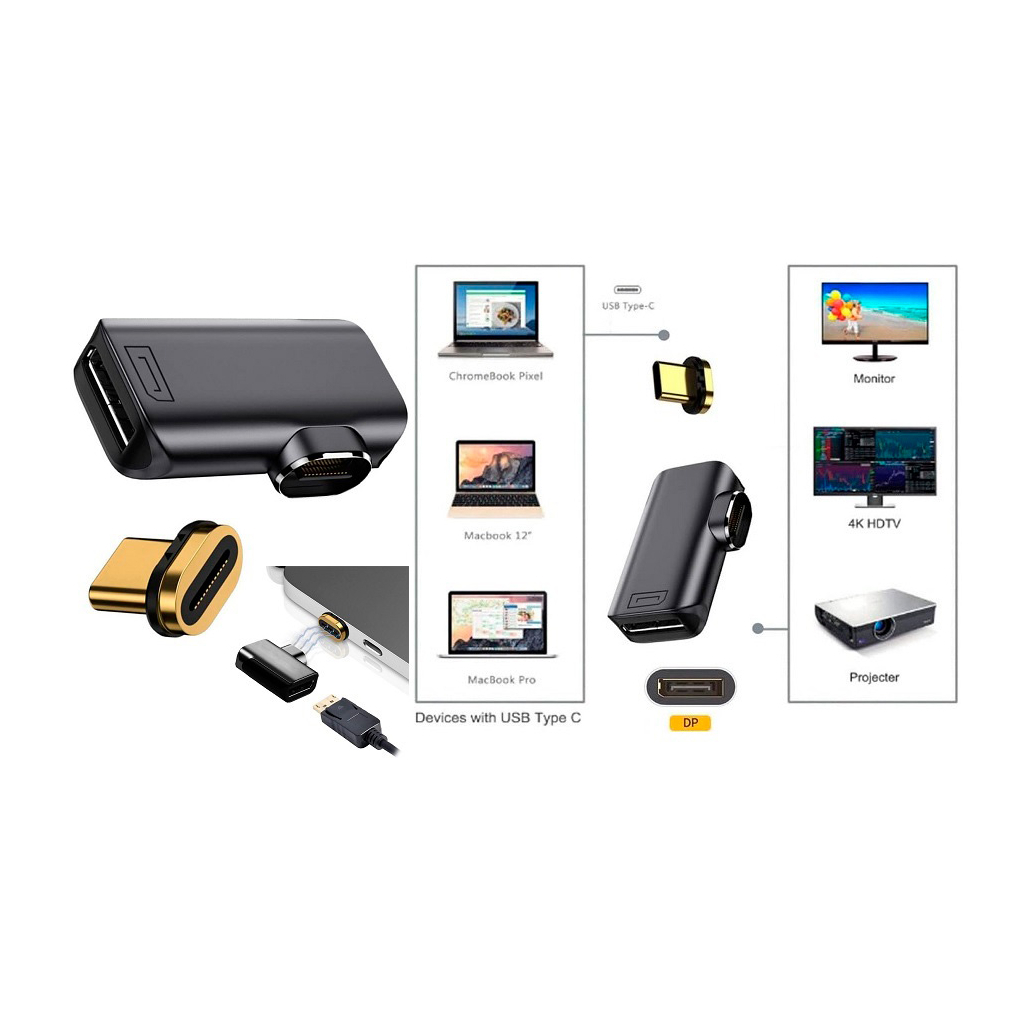 Перехідник USB-C to DisplayPort 8K60Hz PowerPlant (CA914265) - зображення 2