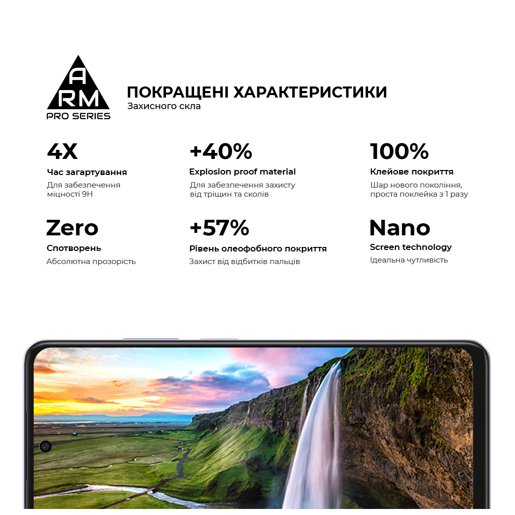 Скло захисне Armorstandart Pro OPPO A3 4G / A3x 4G Black (ARM80892) - зображення 5