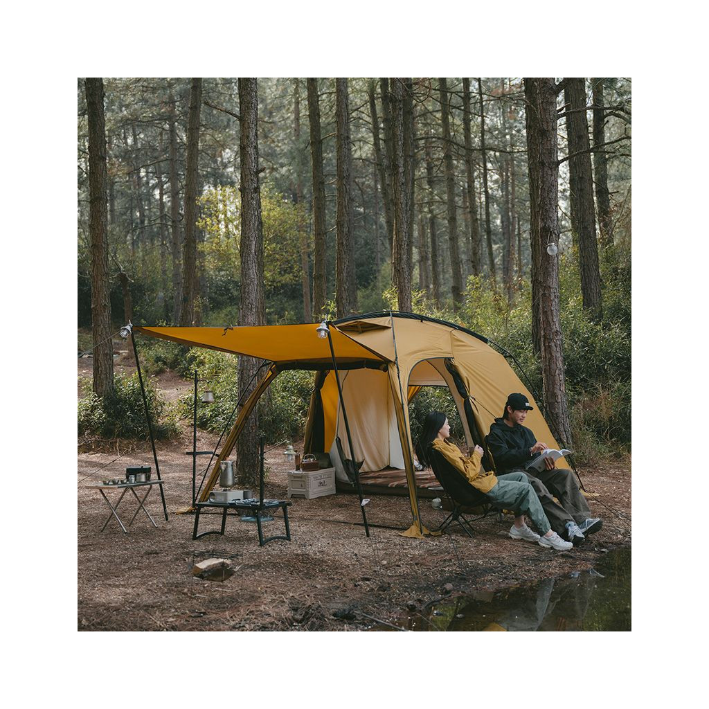 Намет Naturehike двокімнатний CNH22ZP028 гірчичний (6976507669795) - зображення 3