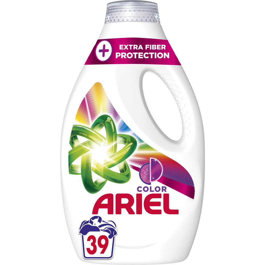 Гель для прання Ariel Color + Захист волокон 1.95 л (8006540878910) - зображення 1