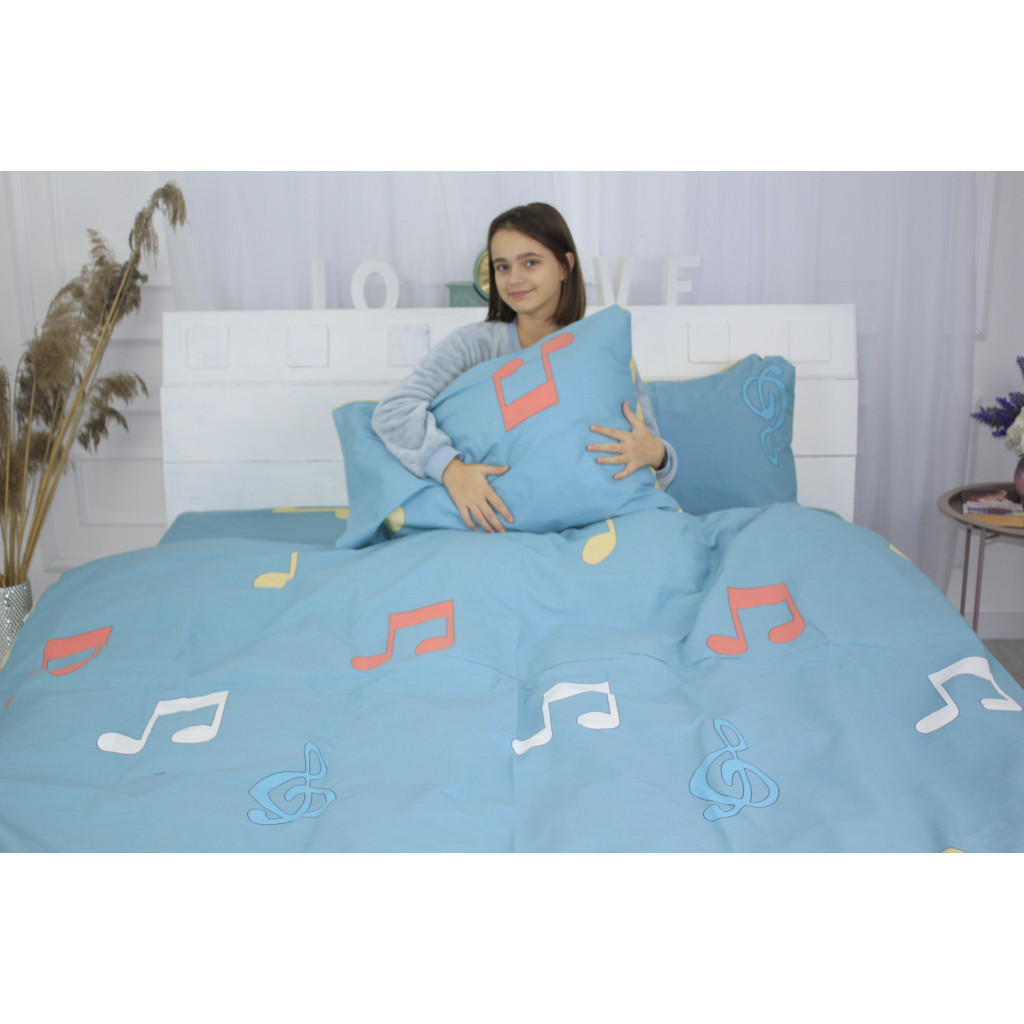 Постільна білизна MirSon Бязь Ranforce Elite 17-0421 Music King Size (2200004705651) - зображення 2