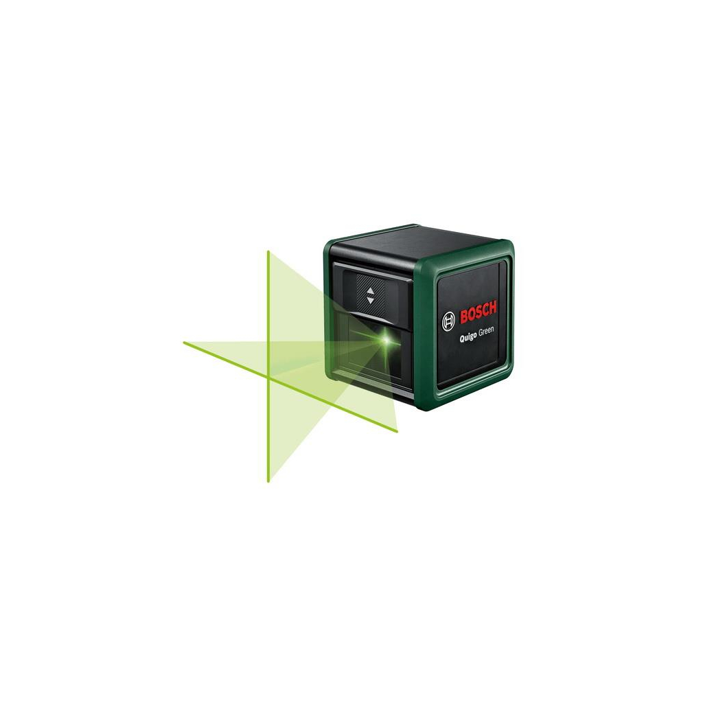 Лазерний нівелір Bosch Quigo Green, точність ± 0.8 мм/м, 12 м, зелений, 0.27 кг (0.603.663.C02) - зображення 1