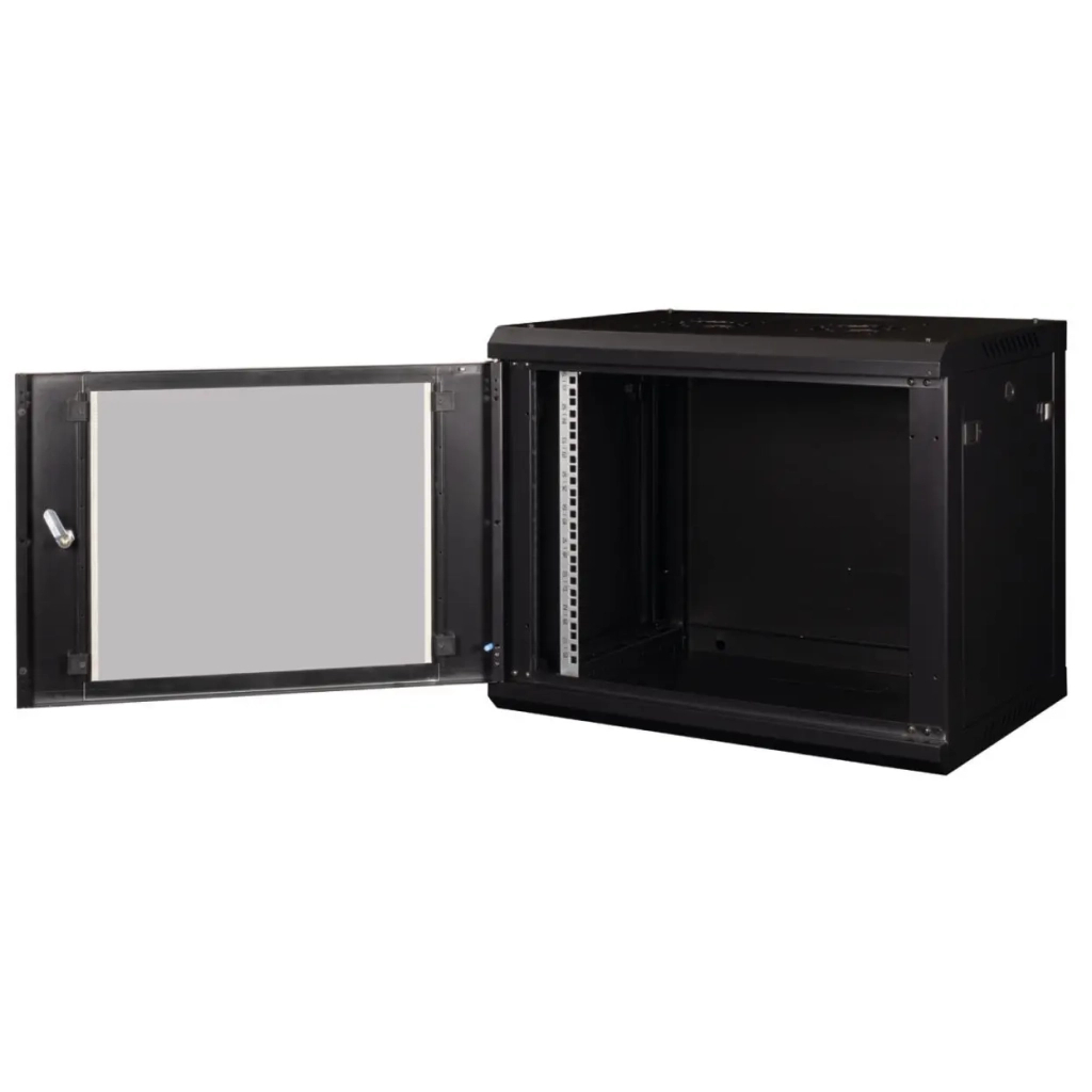 Шафа настінна Hypernet 12U 19" 600x450 ProLine (PL-WMNC-12U-BLACK) - изображение 4