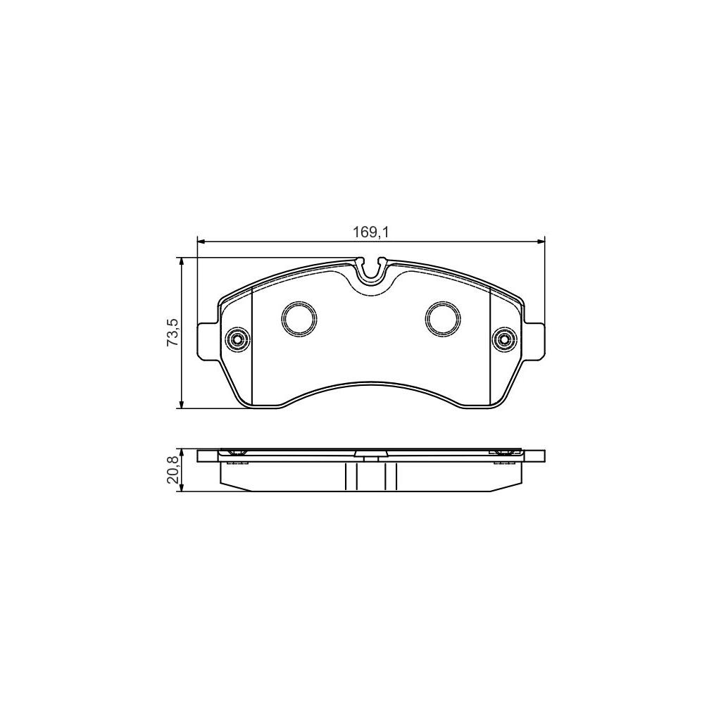 Гальмівні колодки Bosch 0 986 495 107 - изображение 3