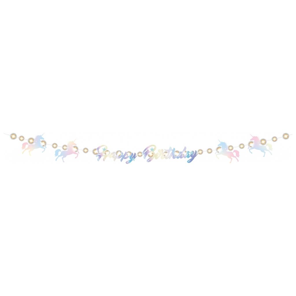 Гірлянда Maxi LED Happy Birthday, 1,6 м (MX21010009) - зображення 1