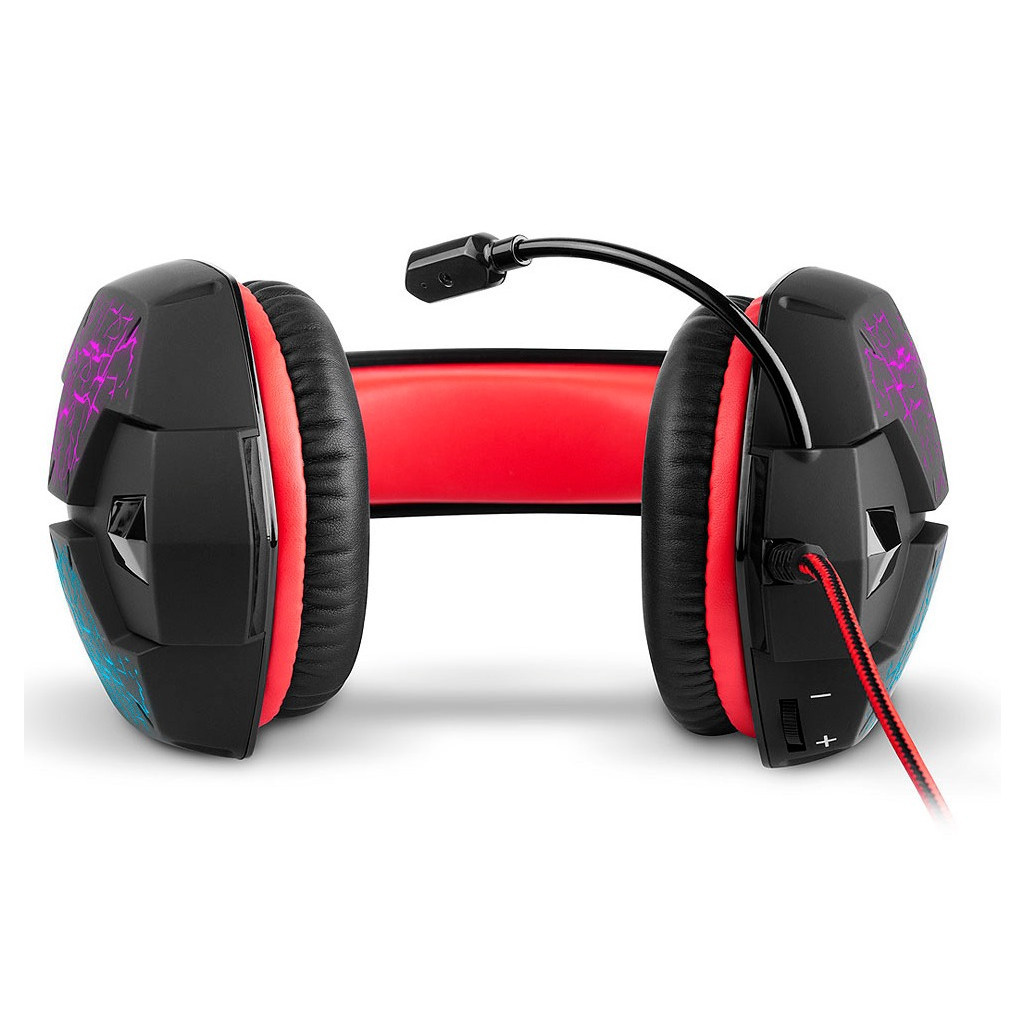 Навушники REAL-EL GDX-7750 Black-Red - зображення 7