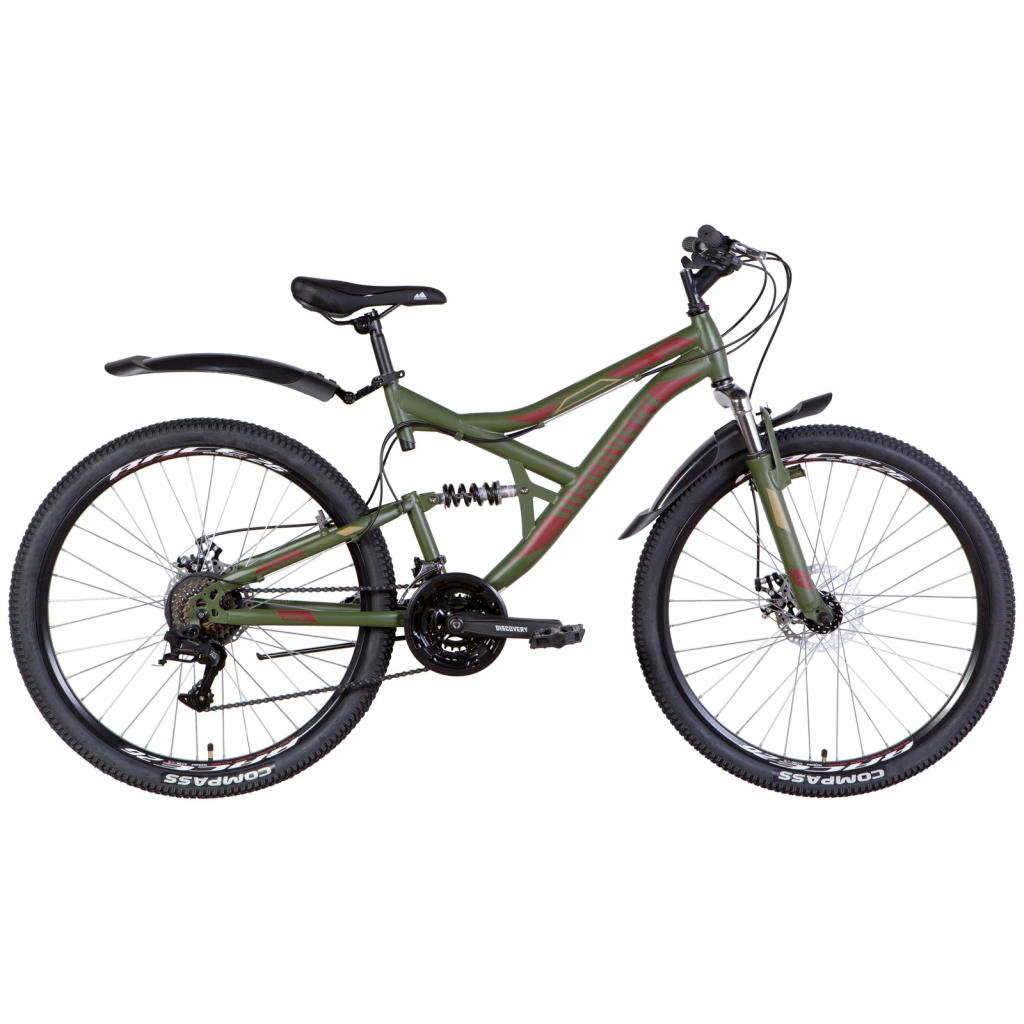 Велосипед Discovery 26" Canyon AM2 DD рама-17,5" 2022 Khaki (OPS-DIS-26-445) - зображення 1