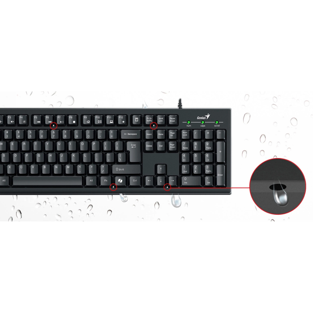 Комплект Genius KM-100SE USB UA Black (31330009410) - зображення 4