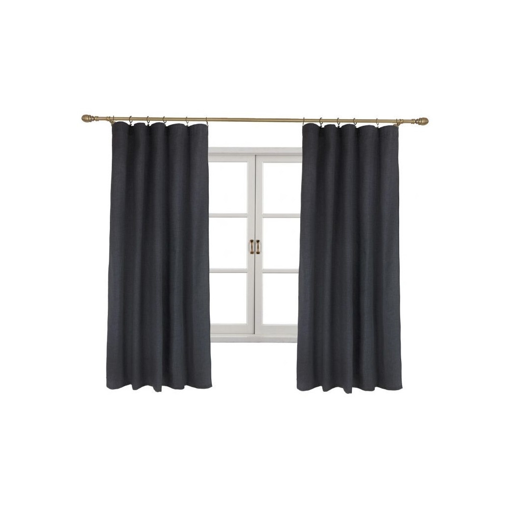 Штора Прованс комплект Black Milan 170х136 см 2 шт (4823093434585) - изображение 2