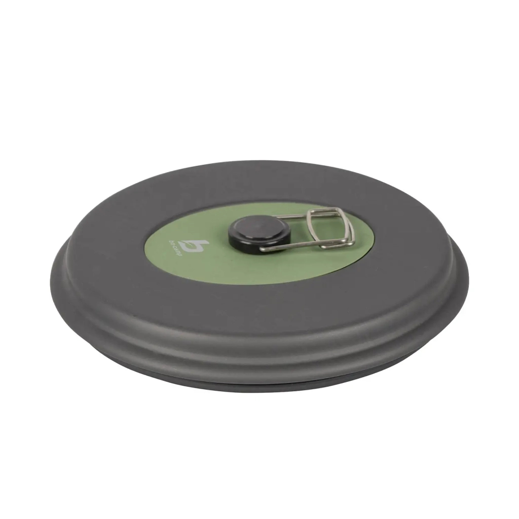 Набір туристичного посуду Bo-Camp Explorer 4 Pieces Hard Anodized Grey/Green (2200244) - зображення 5