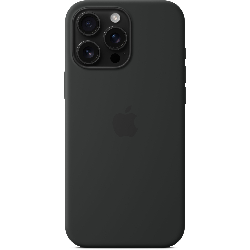 Чохол до мобільного телефона Apple iPhone16 Pro Max Silicone Case with MagSafe - Black (MYYT3ZM/A) - зображення 4