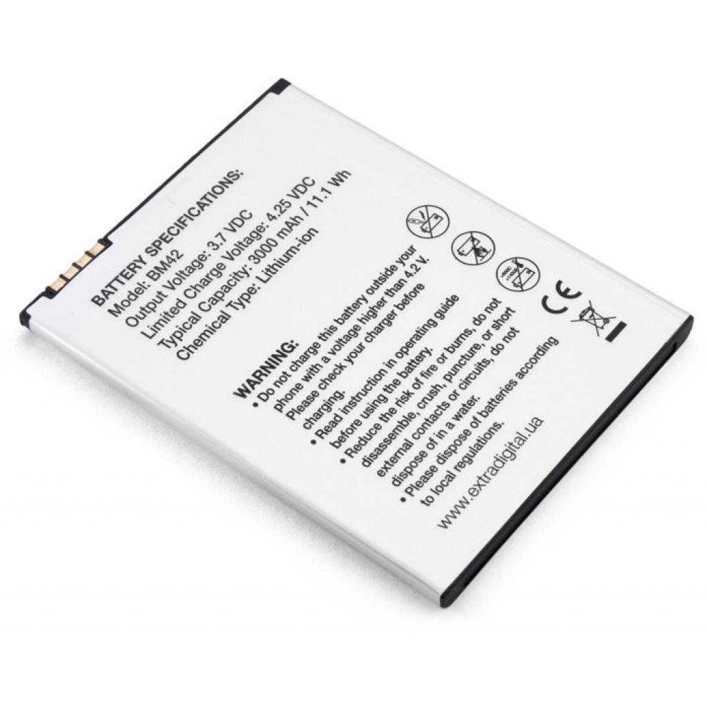 Акумуляторна батарея Extradigital Xiaomi Redmi Note 1 (BM42) 3000 mAh (BMX6440) - зображення 4